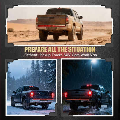🔥60-Inch LED Tailgate Light Bar Strip✨Universal Fit for Trucks, SUVs & Cars