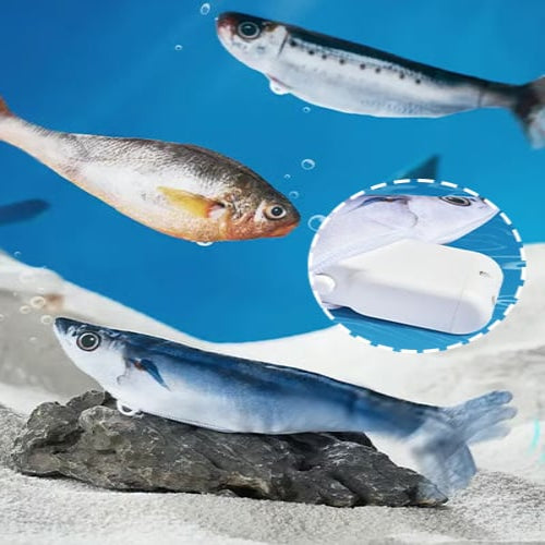 Bite-Sized Realistic Flopping Fish Cat Toys