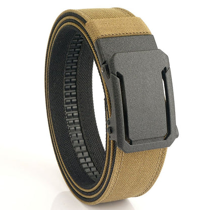 🔥🔥Upgraded version thickened double-layer nylon tactical belt with automatic buckle