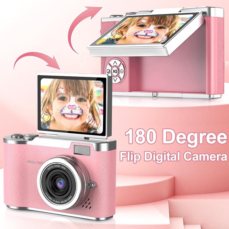 🔥🔥Portable Digital Cam, Student Camera, Compact Pocket Camera With 32GB Memory Card