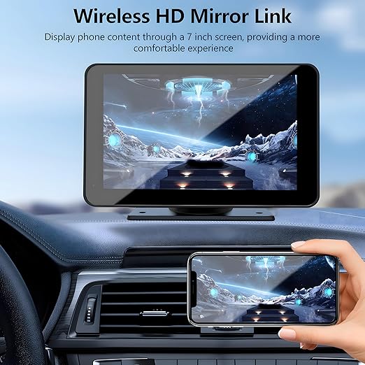 🔥Upgraded Wireless CarPlay Screen for Andriod & Iphone