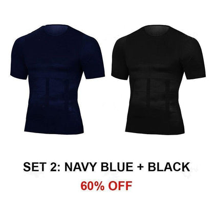 Men's Body Shaper Compression Workout T-shirt