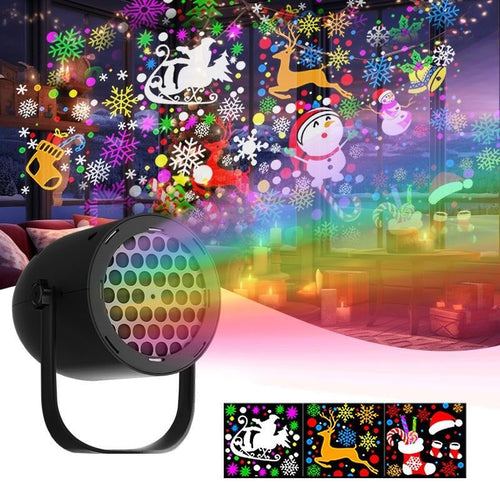 🔥 Christmas Projection Light✨ — 16 Magical Holiday Patterns