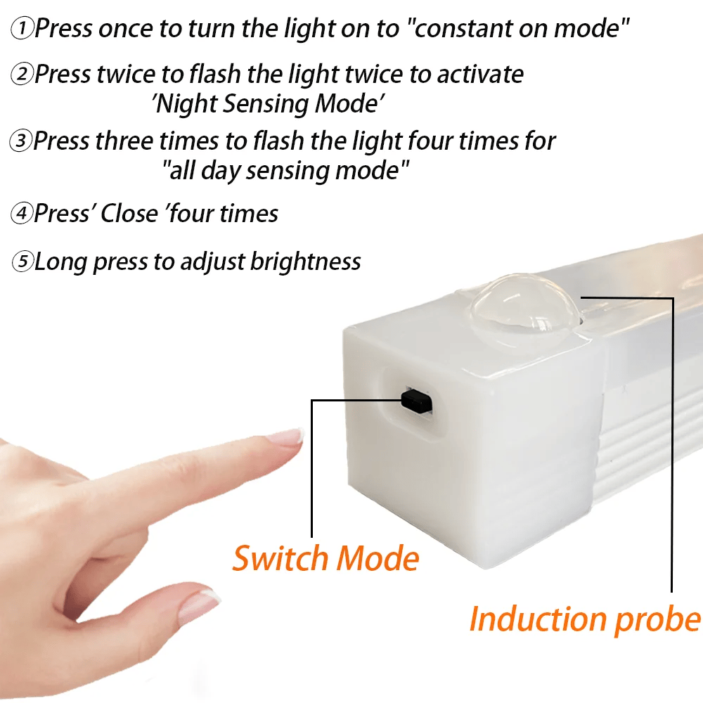 🔥 Punch-free Smart Sensor Magnetic Rechargeable LED Lights
