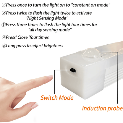 🔥 Punch-free Smart Sensor Magnetic Rechargeable LED Lights
