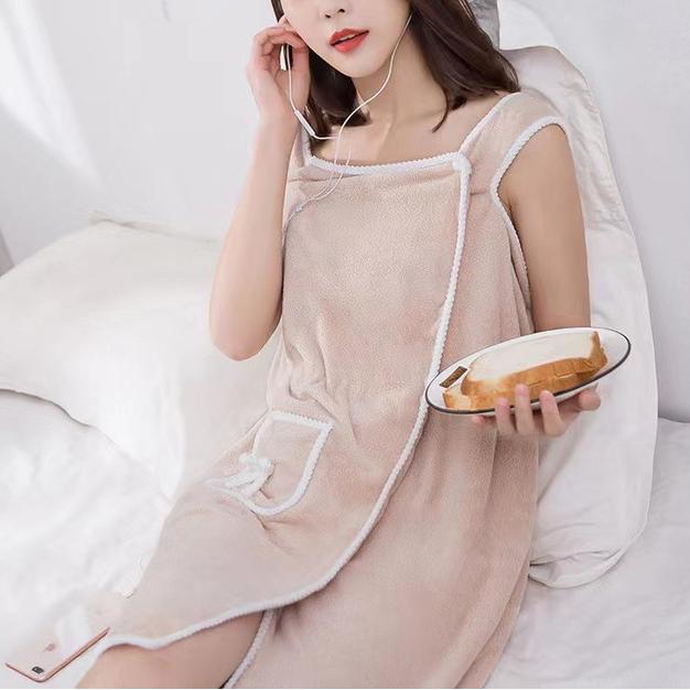 ✨ Women's Wearable Shower Skirt