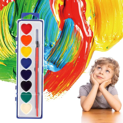 💖🎨Mini Watercolor Paint Set for Valentine's Day | Romantic Art Gift