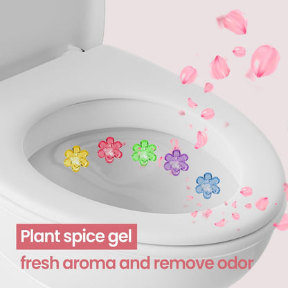 🔥🚽84 Flowers Toilet Cleaner Gel Stamp      1 set contains 6 pack (84 flowers)