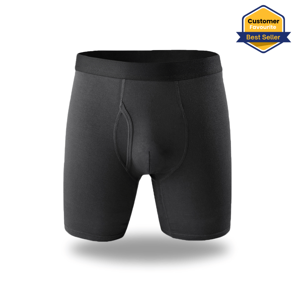 Tiktrove Men’s Ultra‑Absorbent Incontinence Boxer Briefs Set of 3