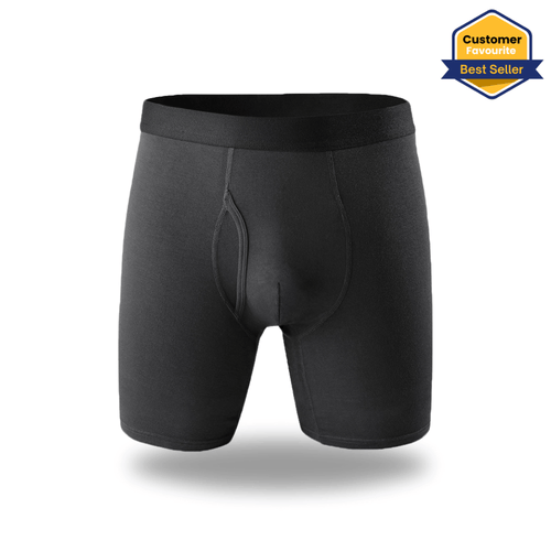 Tiktrove Men’s Ultra‑Absorbent Incontinence Boxer Briefs Set of 3
