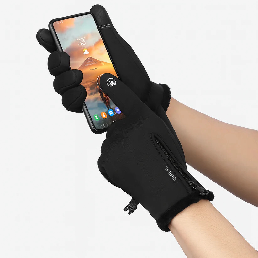 Thermal Touch Screen Windproof Gloves