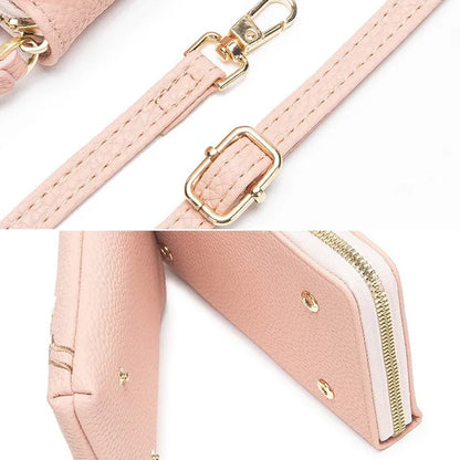 🔥 🎁Women Sling Cross-Body Wallet with Mobile Cell Phone Holder