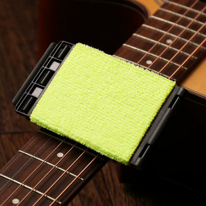 Guitar string care device