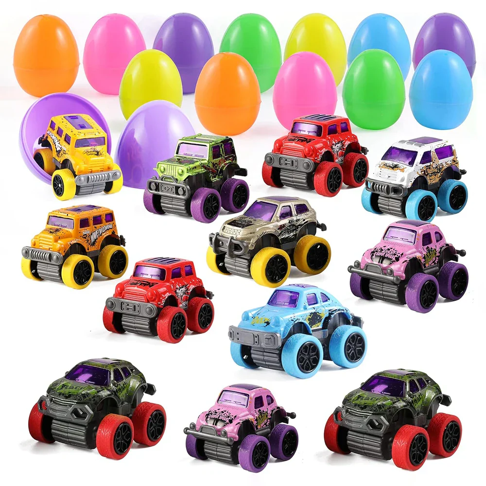 Tiktrove Easter Eggs with Monster Trucks