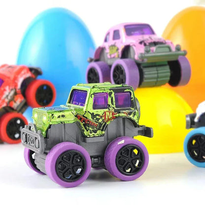 Tiktrove Easter Eggs with Monster Trucks