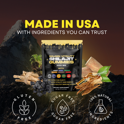 Ateticime Shilajit Gummies（Mixed Packaging Of Old And New）