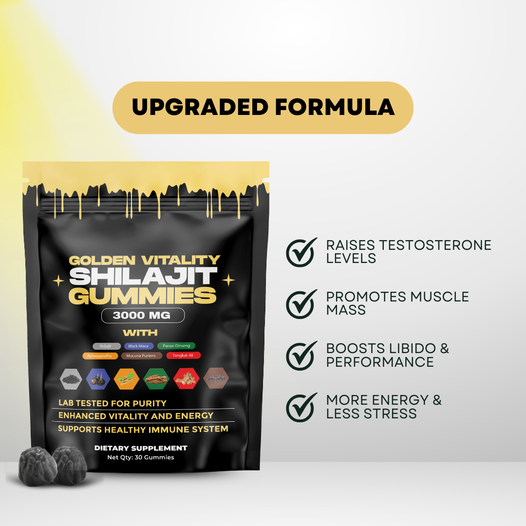 Ateticime Shilajit Gummies（Mixed Packaging Of Old And New）