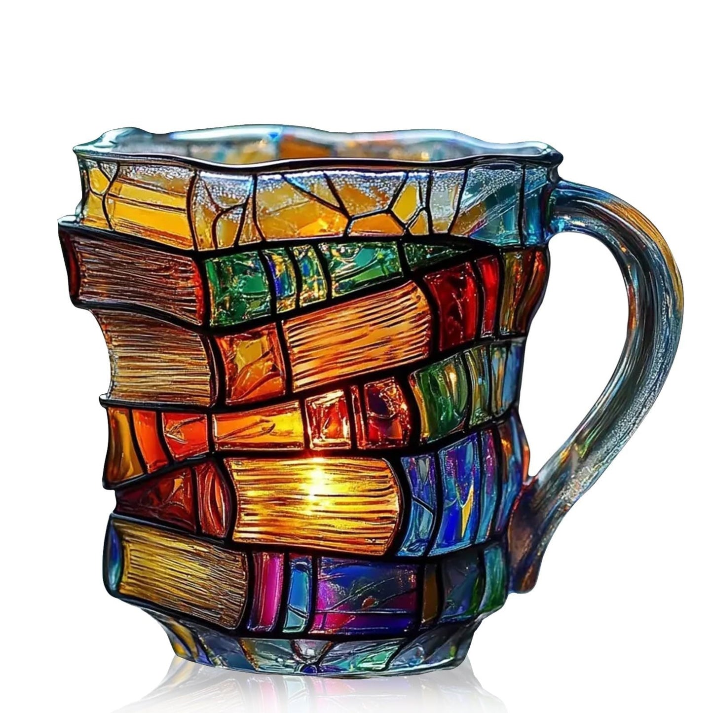 🎄🔥-📚 Ceramic Innovative 3D Painting Book Mug