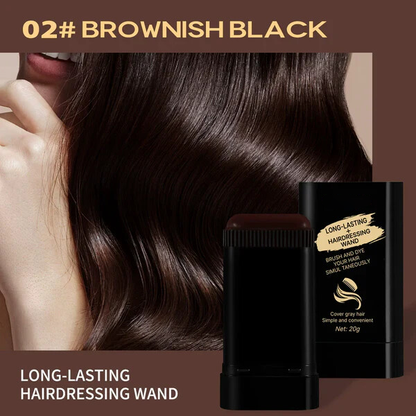 Portable Hair Dye Comb for Gray Hair Coverage - Waterproof and Sweatproof