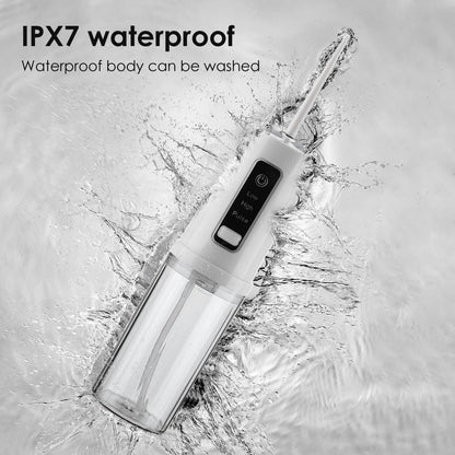 Four-hole portable foldable interdental cleaner - intelligent dental flosser.