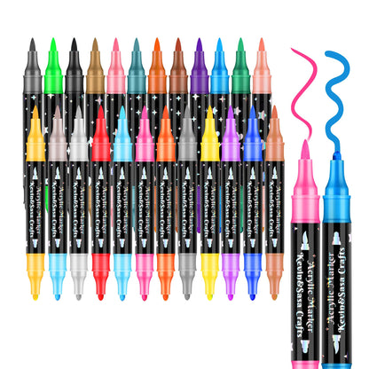 ⏳THE WEEK'S SPECIAL PRICE ￡13.99!!✨🎁Dual-Tip Glitter Marker Pen