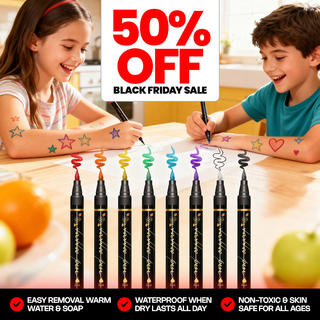 Tiktrove - Safe Temporary Tattoo Pens