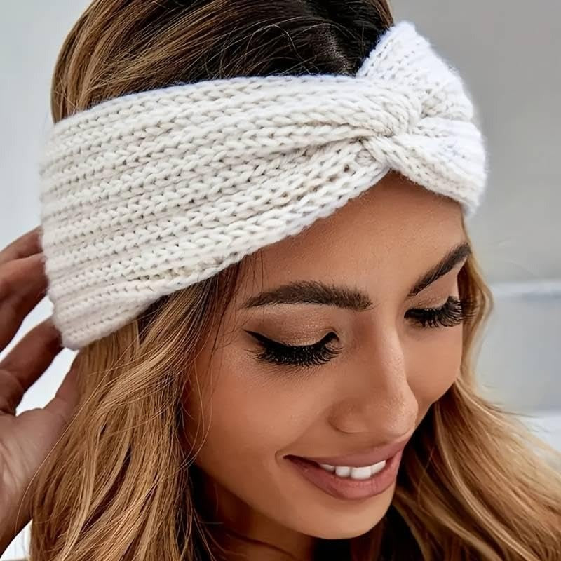 Knitted Winter Headband Set