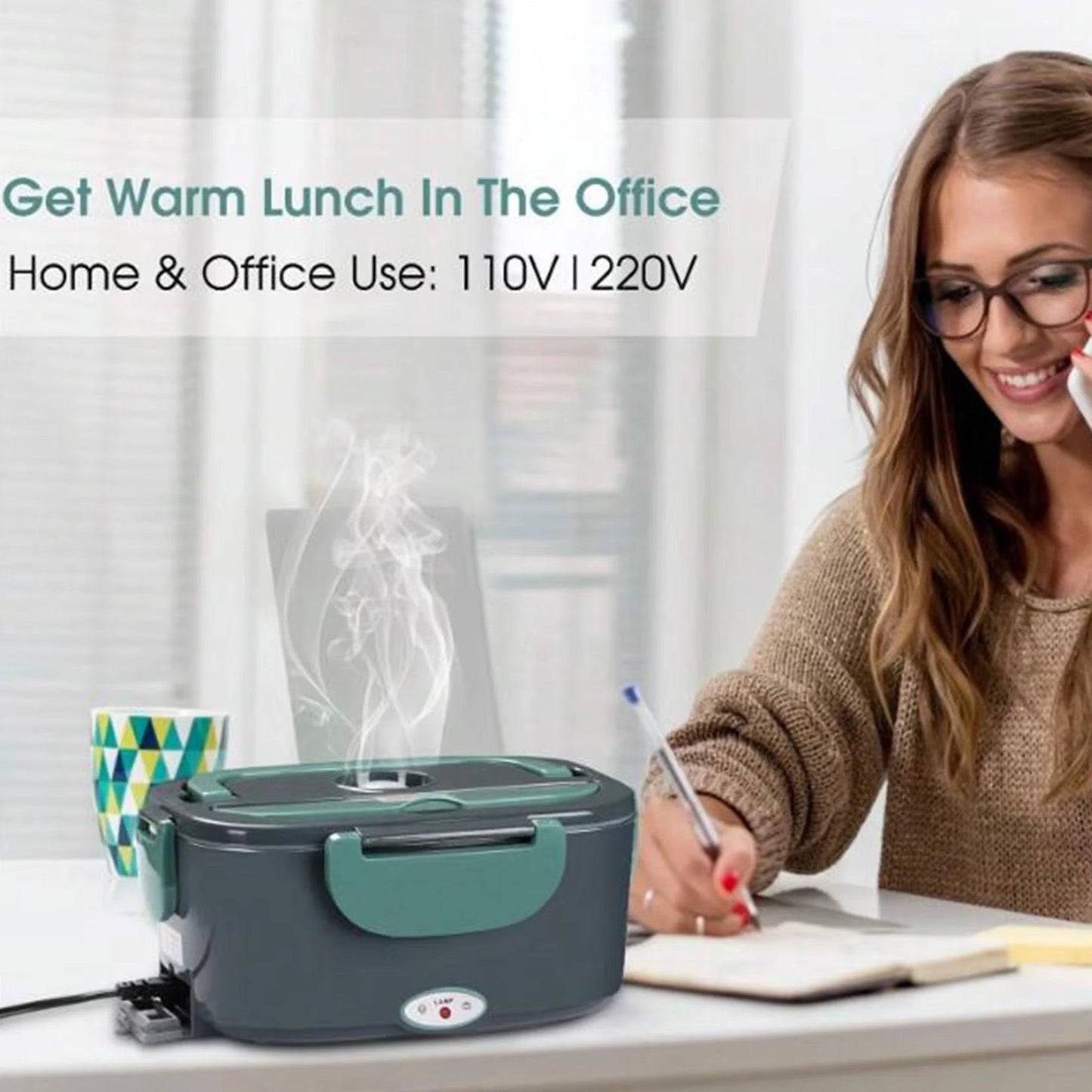 🔥2025 New Arrival🔥2-in-1 electric lunch box