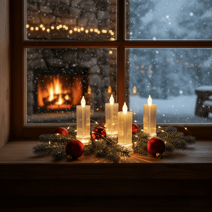 🕯️LED Crystal Candle Lights(2pcs in 1 set)