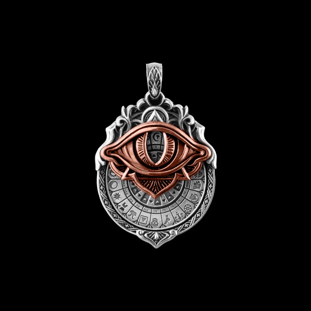🔥👁️‍🗨️Handmade Tarot Vision Pendant: Connect to Cosmic Wisdom Anytime(✨Comes with instruction manual)