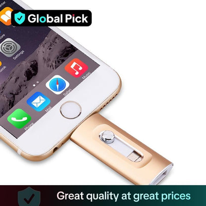 3 in 1 Flash Drive, Portable High Speed USB 3.0 Memory Storage