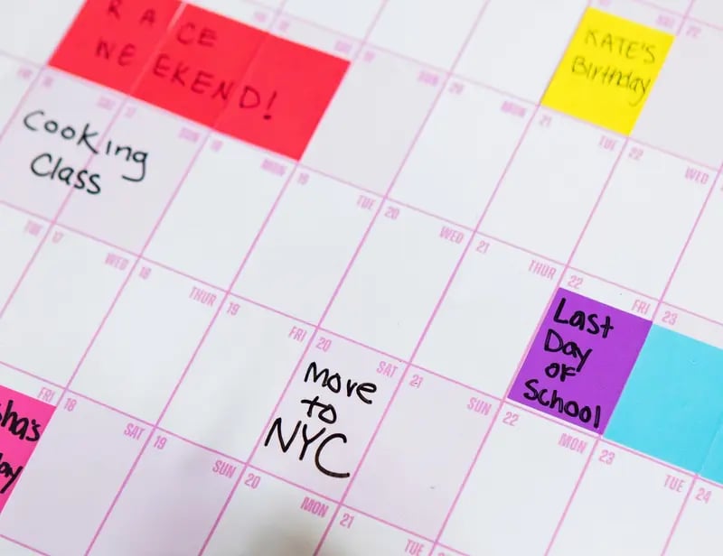 🔥 📅The Big A## 2026 Wall Calendar - Flexible Dry-Erase Material ✍️Design Your Amazing Year!🏃