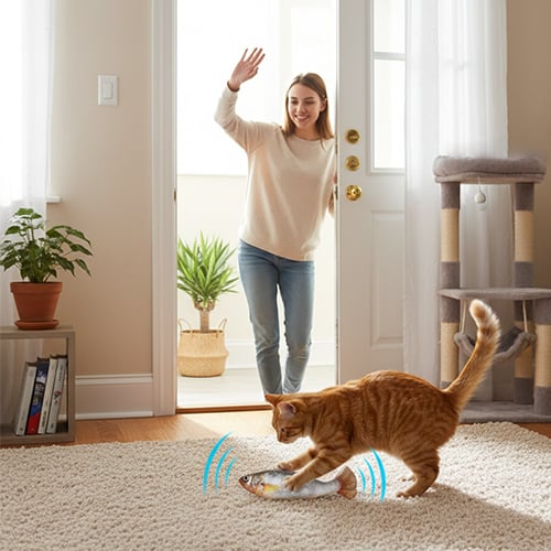Bite-Sized Realistic Flopping Fish Cat Toys