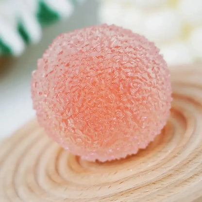 🔥✨Handcrafted Crystal Mochi Ball Squishy Toy – Soft TPR Stress Relief Fidget 💖