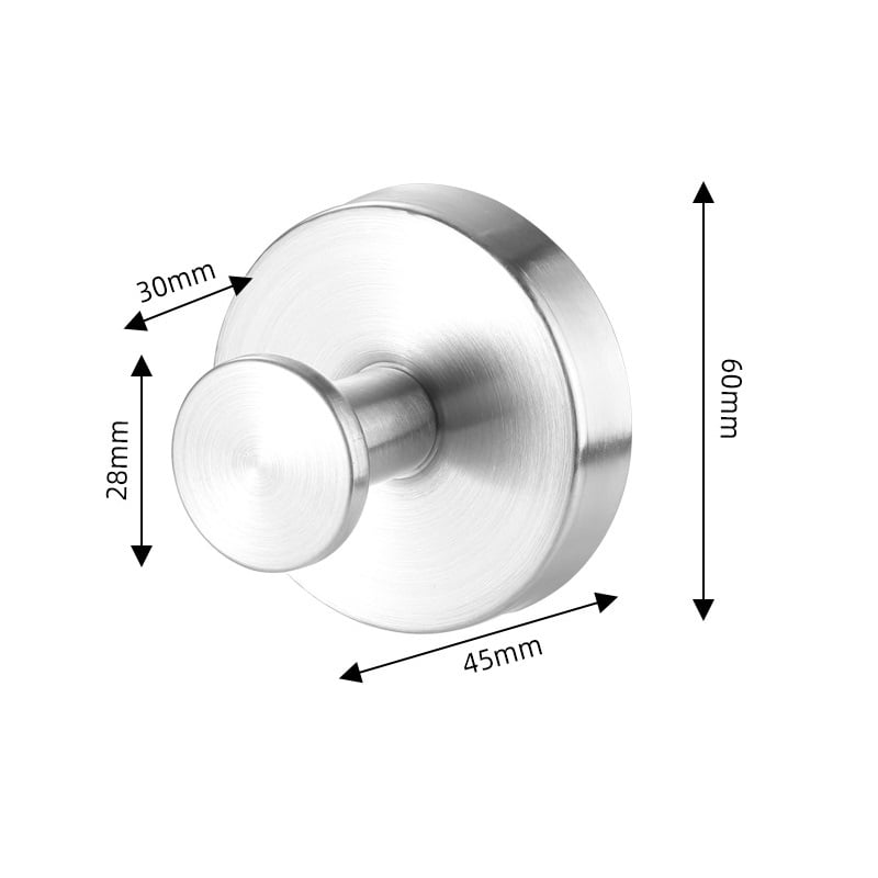 🔥 Stainless Steel Suction Cup Hooks (2X)