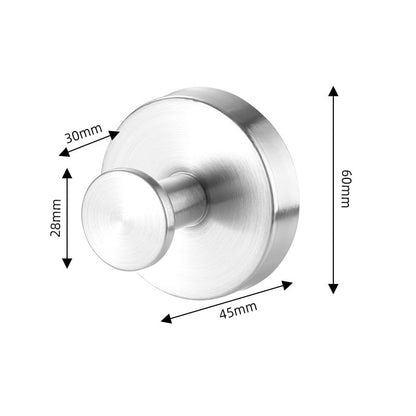 🔥 Stainless Steel Suction Cup Hooks (2X)