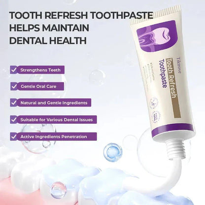Tiktrove Toothpaste, Fresh Breath, Natural Ingredients, Gentle Care