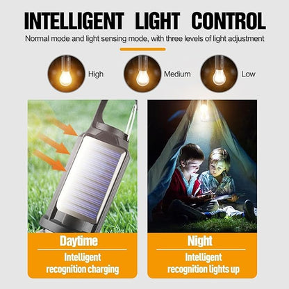 🔥Solar Tent Lights USB Rechargeable Led Camping Lantern