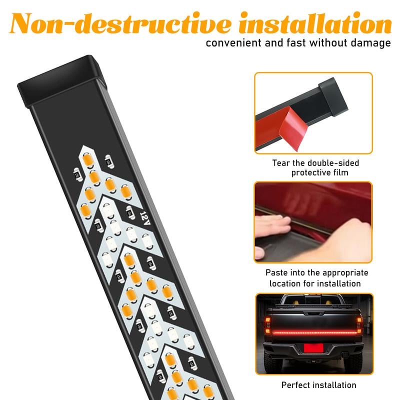 🔥60-Inch LED Tailgate Light Bar Strip✨Universal Fit for Trucks, SUVs & Cars
