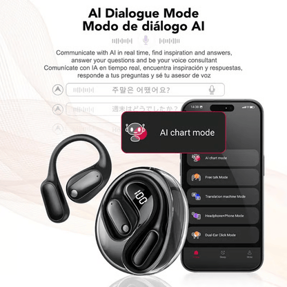 Translation Earbuds, Supports Real-Time Translation in 135 Languages With APP, Bluetooth 5.42 Earphones