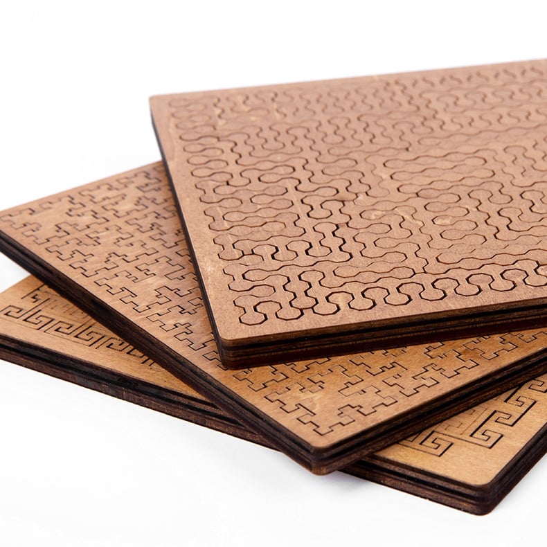 🎄🧩Fractal Tray Puzzles