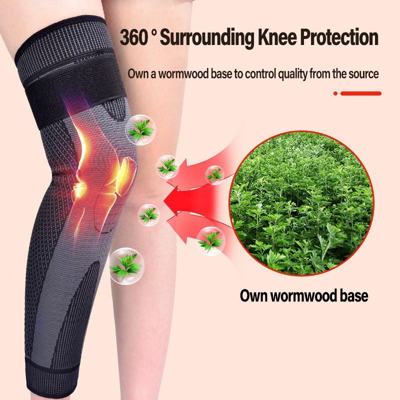🔥Hot Sale🔥Warm Knee & Leg Sleeve | Non-Slip Long Cotton Sleeve for Fall/Winter（1 set 2 pcs）