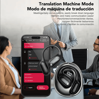 Translation Earbuds, Supports Real-Time Translation in 135 Languages With APP, Bluetooth 5.42 Earphones