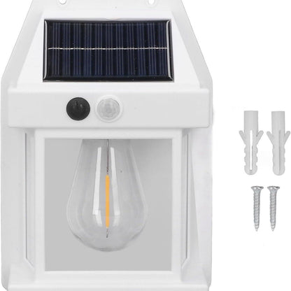 🔥☀️ Solar Wall Lights - Vintage Edison Style with Smart Motion Sensor! ☀️
