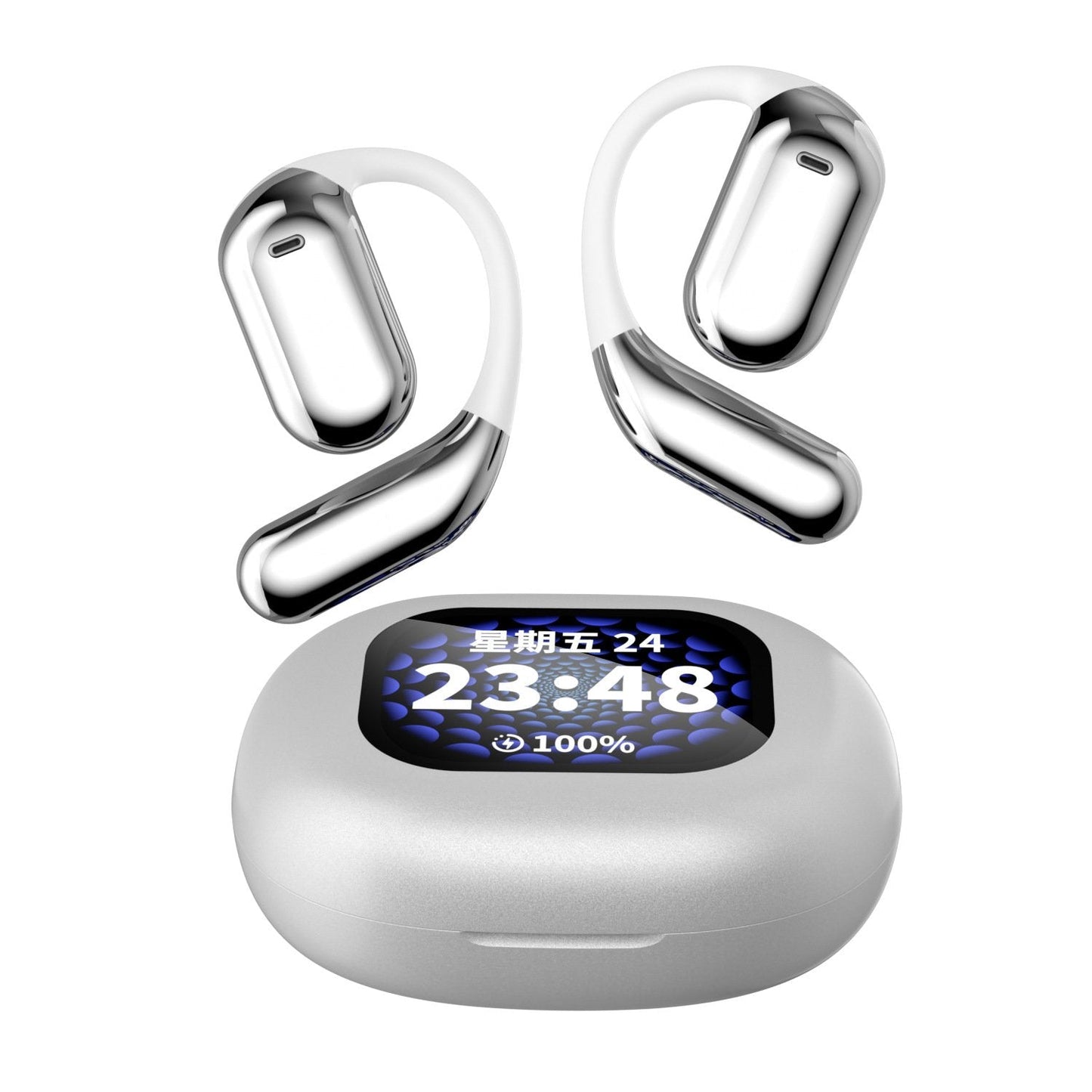 🔥⏰True Powerful Bluetooth 5.4 Open Ear Earbuds, IPX5 Waterproof