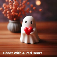Ghost with red heart