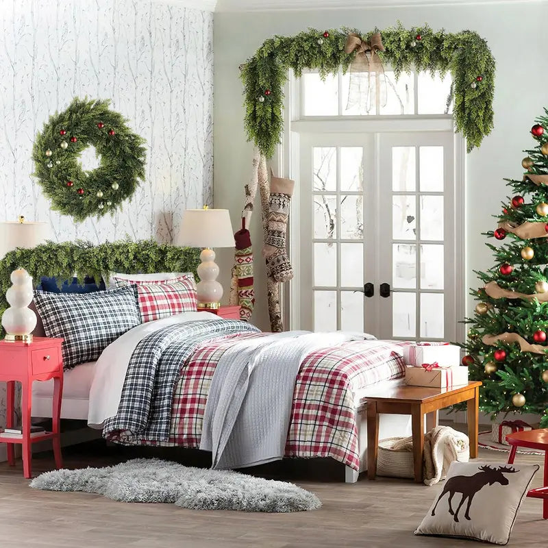 🎅⛄2025 Christmas Artificial Cedar Garland🎄