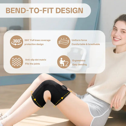 🎁🔥3-in-1 Heated Knee Massager with Vibration - 3 Heat/3 Massage Modes