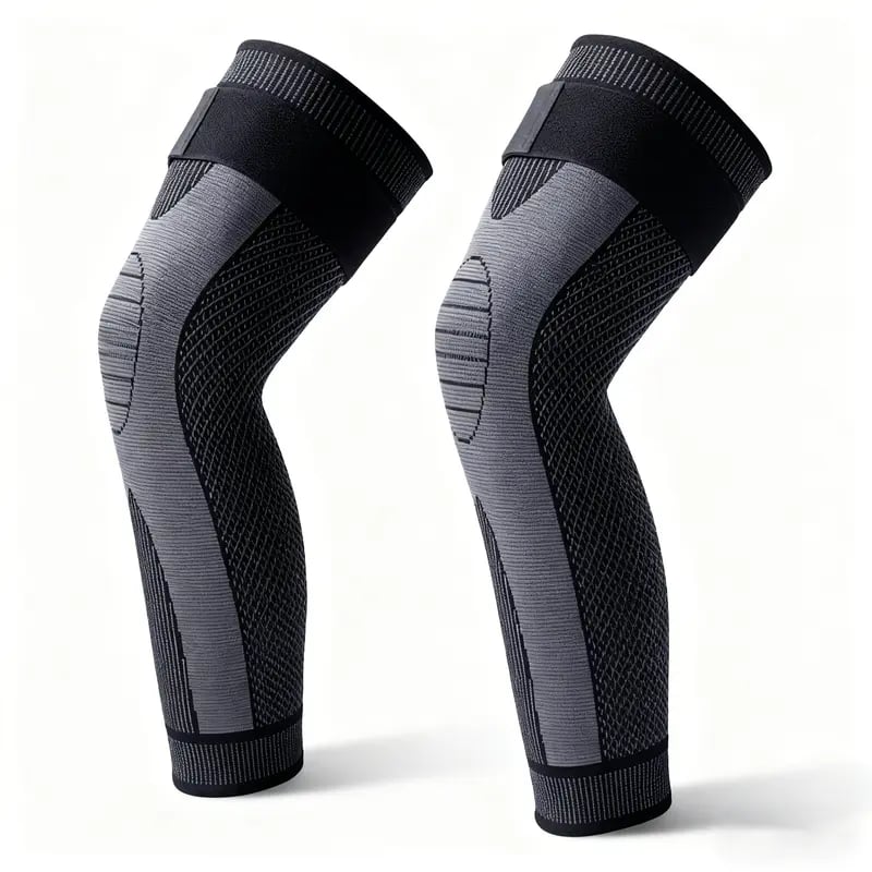 🔥Hot Sale🔥Warm Knee & Leg Sleeve | Non-Slip Long Cotton Sleeve for Fall/Winter（1 set 2 pcs）