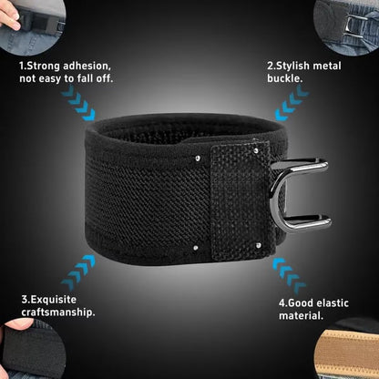 2Pcs Metal Hook Tactical Elastic Belt （1Set-2Pcs）